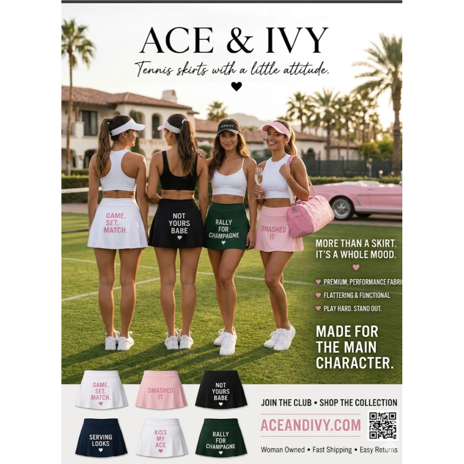 Tennis skirts